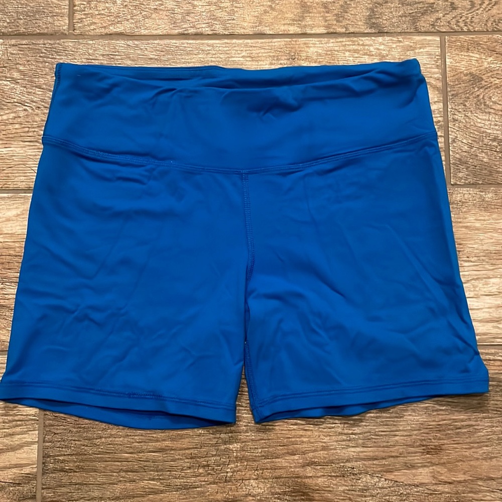 90 Degree by Reflex Royal Blue Bike Shorts